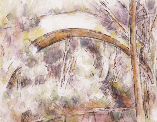 The Bridge of Trois-Sautets, Paul Cezanne